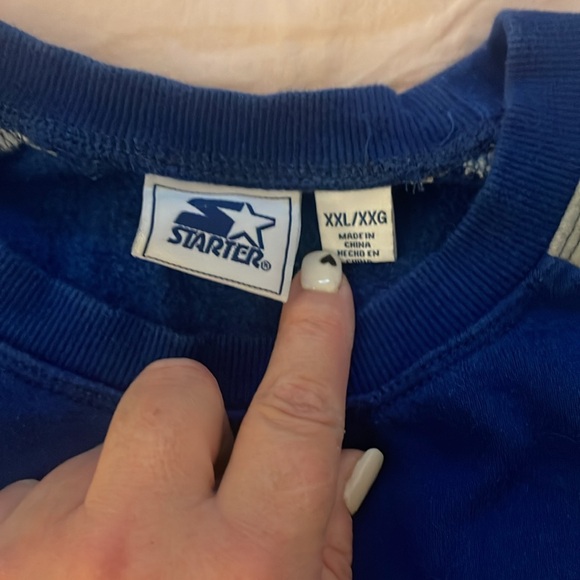 Women’s Starter XXL (2XL) Los Angeles LA Dodgers crewneck Sweatshirt💙 - Picture 5 of 6